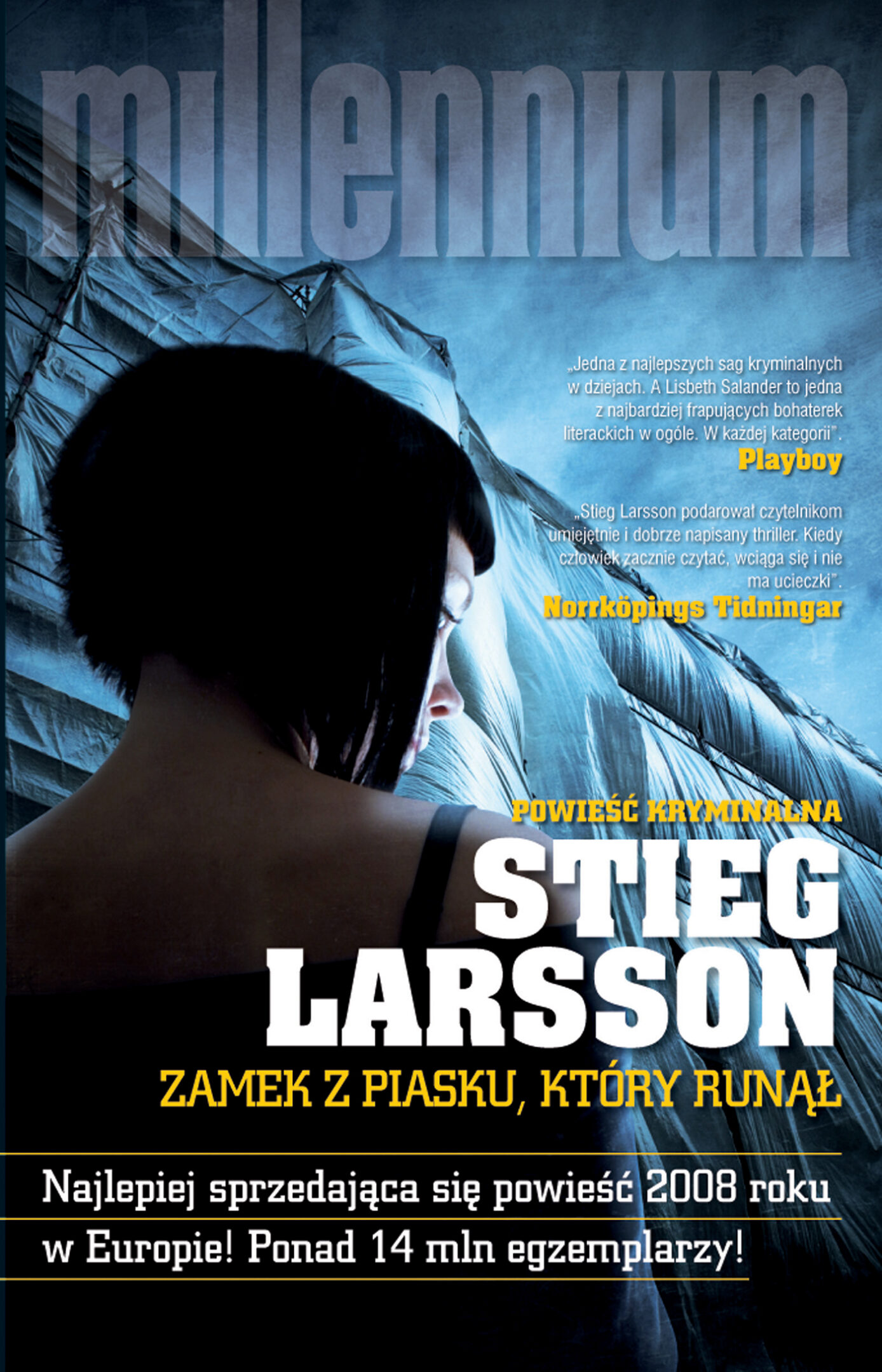 zamek z piasku który runął