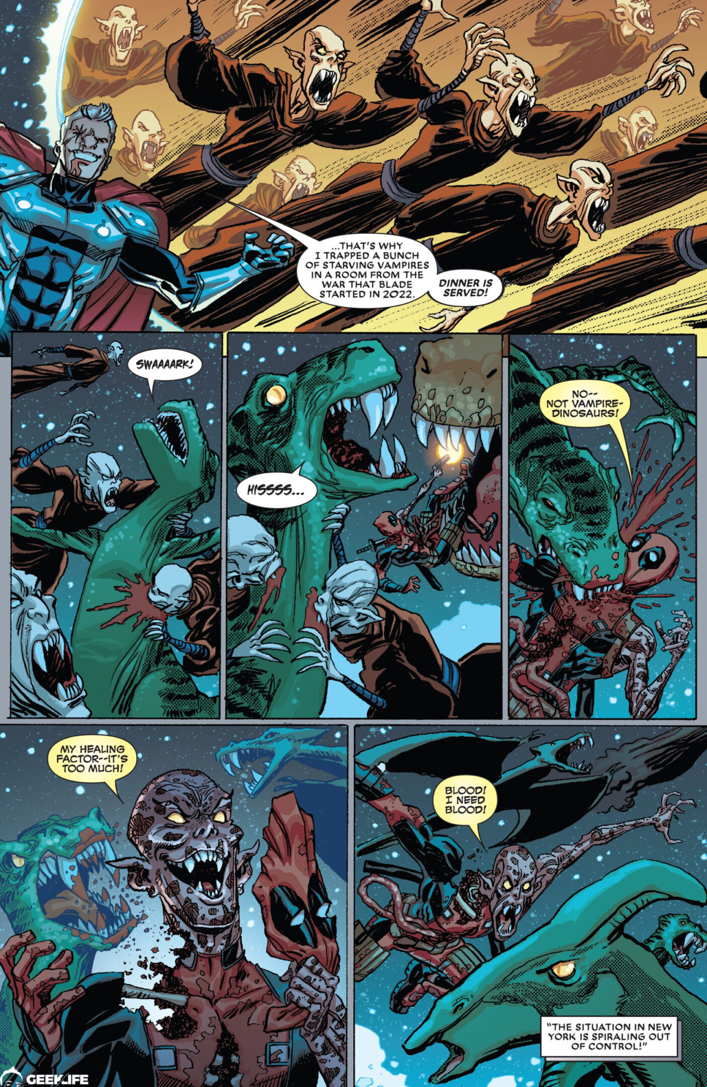 Deadpool zabija Cable'a