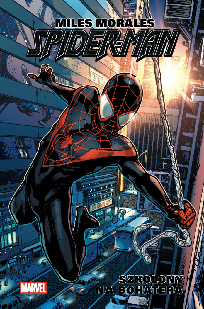 Miles Morales okladka.300 Miles Morales. Spider-Man. Szkolony na bohatera. Tom 1