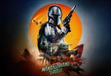 Mandalorian i Grogu wall2