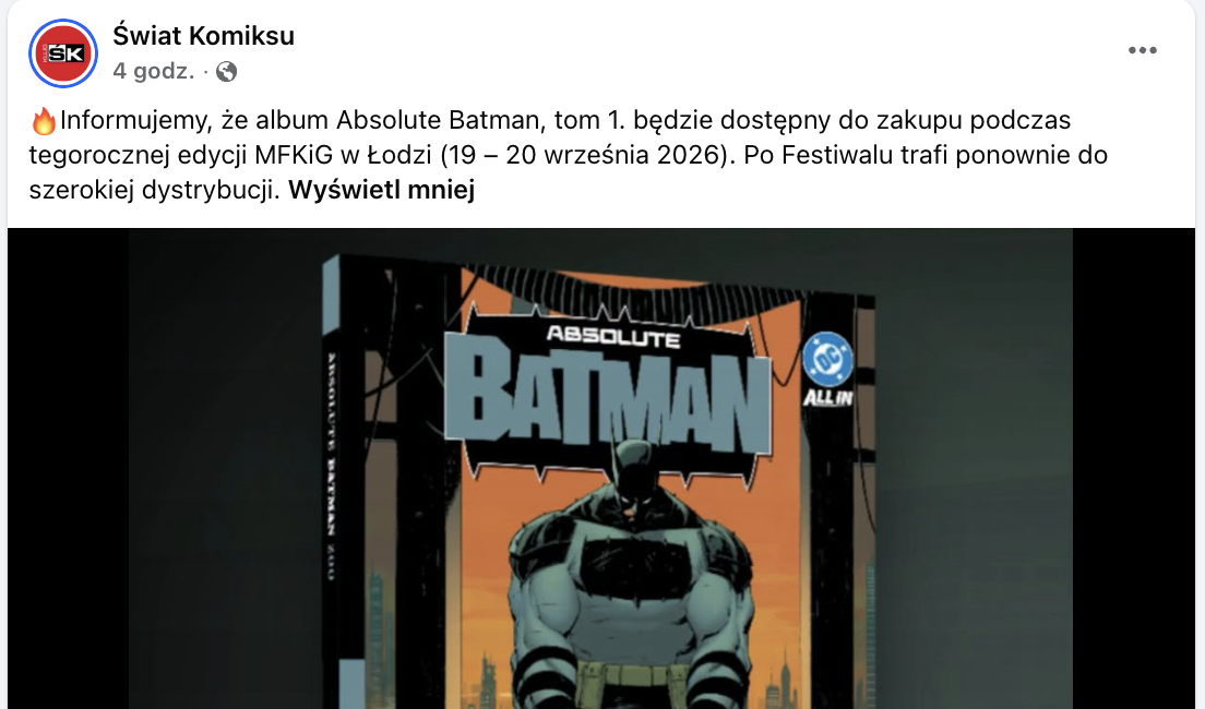 Świat Komiksu | GeekLife Świat Komiksu
